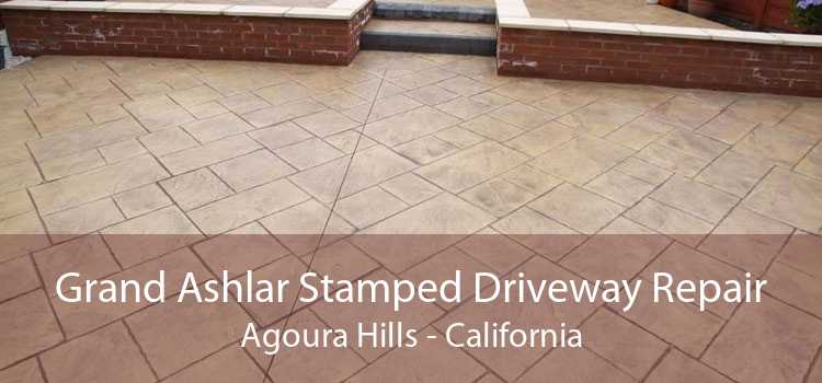 Grand Ashlar Stamped Driveway Repair Agoura Hills - California