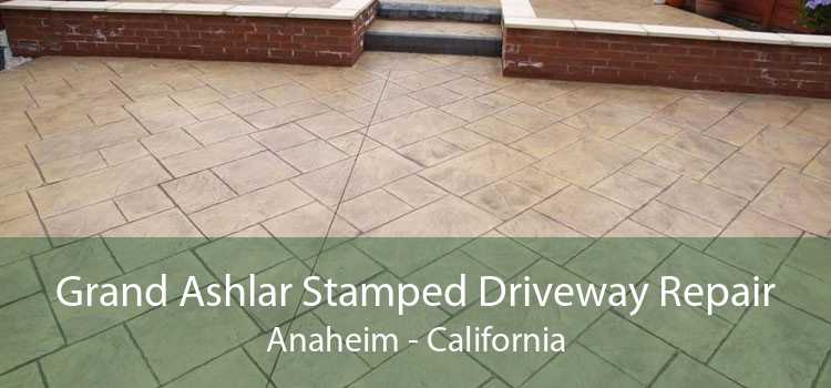 Grand Ashlar Stamped Driveway Repair Anaheim - California