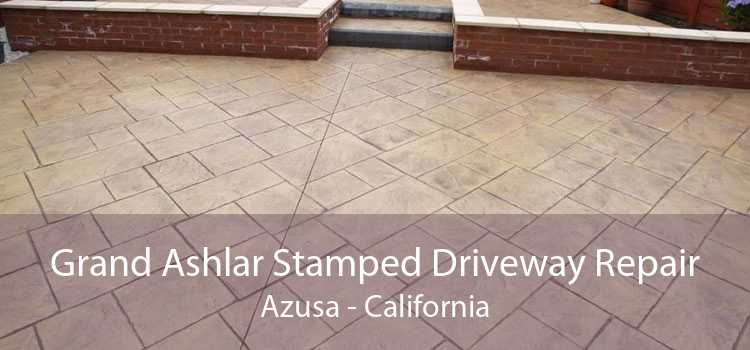 Grand Ashlar Stamped Driveway Repair Azusa - California