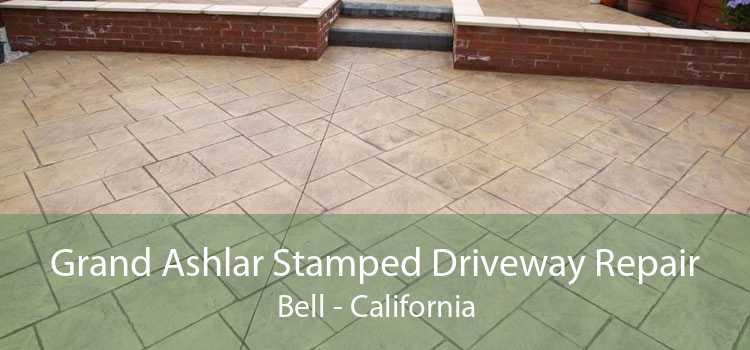 Grand Ashlar Stamped Driveway Repair Bell - California