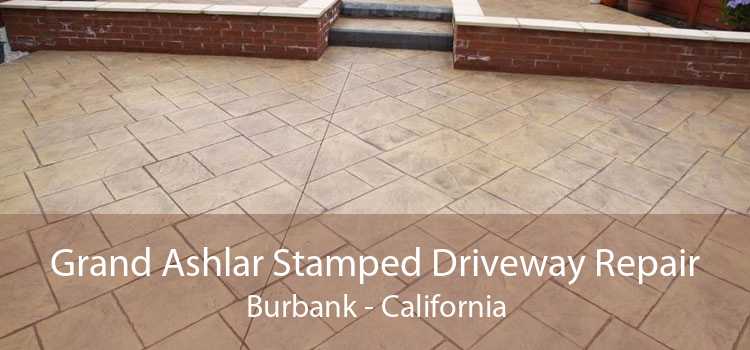Grand Ashlar Stamped Driveway Repair Burbank - California