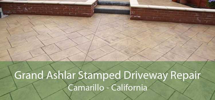 Grand Ashlar Stamped Driveway Repair Camarillo - California