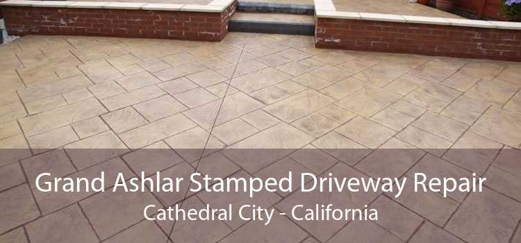 Grand Ashlar Stamped Driveway Repair Cathedral City - California