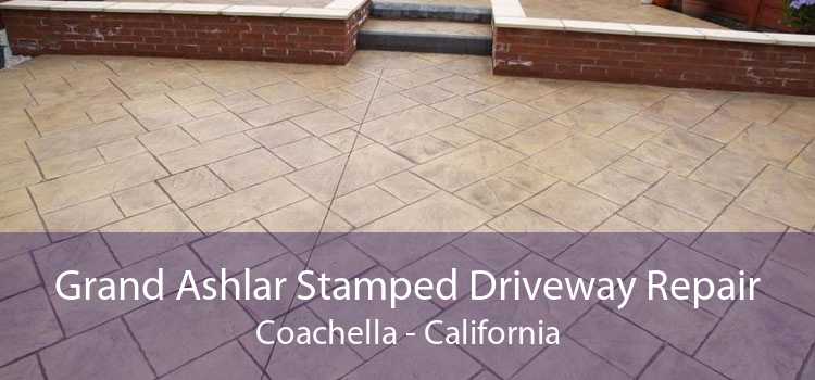 Grand Ashlar Stamped Driveway Repair Coachella - California