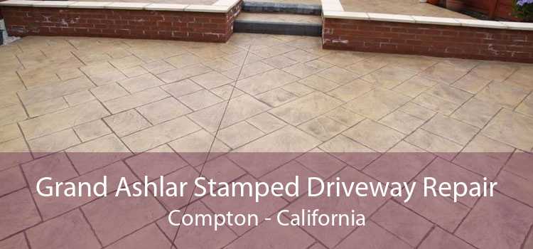 Grand Ashlar Stamped Driveway Repair Compton - California