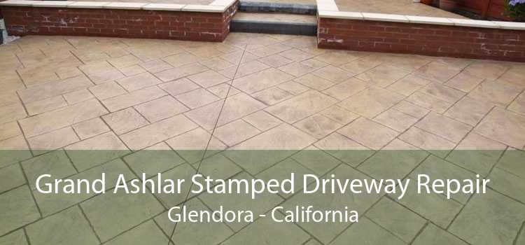 Grand Ashlar Stamped Driveway Repair Glendora - California