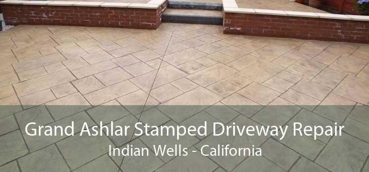 Grand Ashlar Stamped Driveway Repair Indian Wells - California