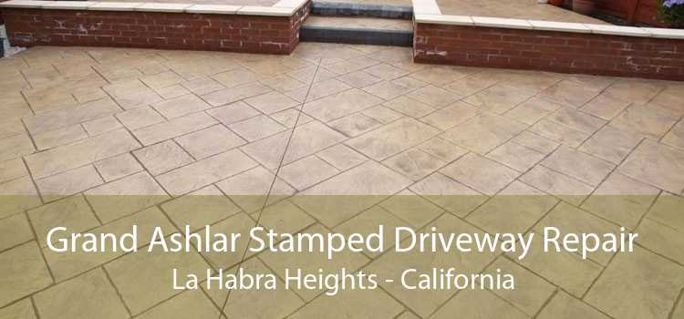 Grand Ashlar Stamped Driveway Repair La Habra Heights - California