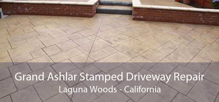 Grand Ashlar Stamped Driveway Repair Laguna Woods - California