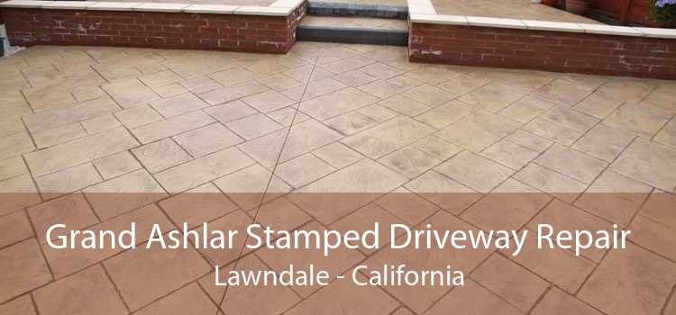 Grand Ashlar Stamped Driveway Repair Lawndale - California