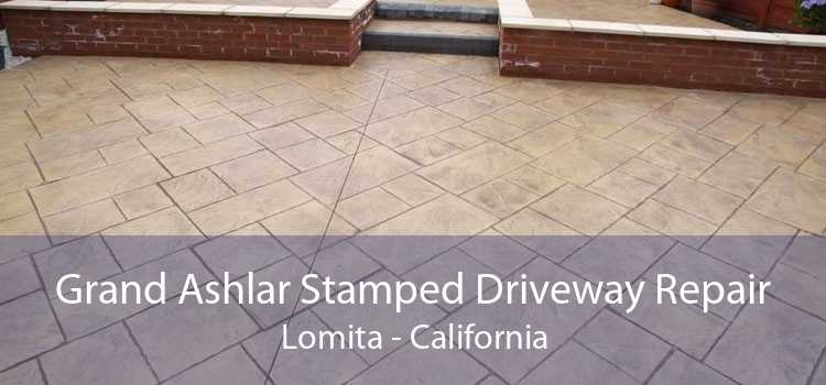 Grand Ashlar Stamped Driveway Repair Lomita - California