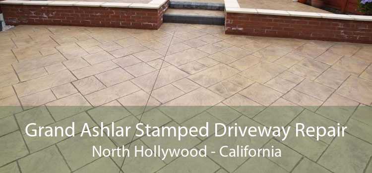 Grand Ashlar Stamped Driveway Repair North Hollywood - California