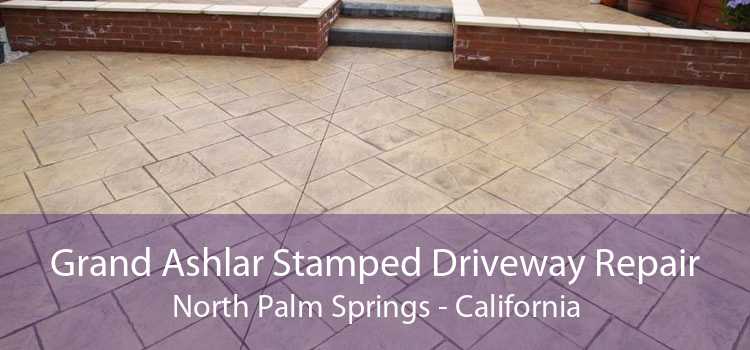 Grand Ashlar Stamped Driveway Repair North Palm Springs - California