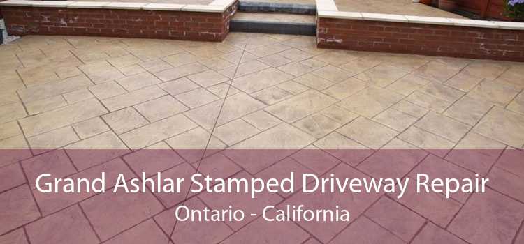Grand Ashlar Stamped Driveway Repair Ontario - California