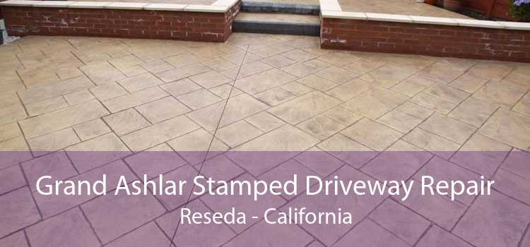 Grand Ashlar Stamped Driveway Repair Reseda - California