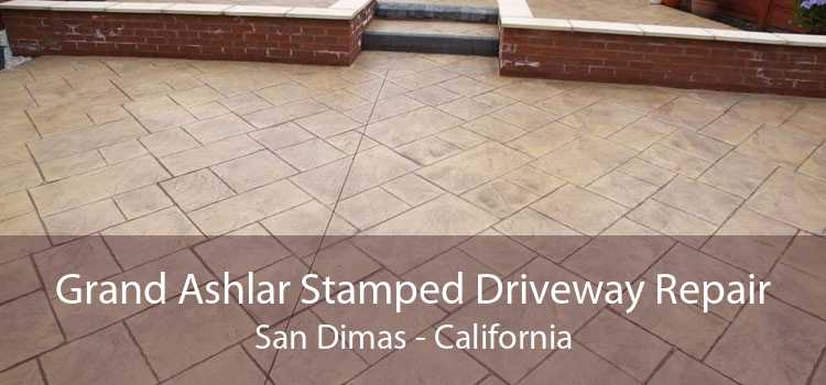 Grand Ashlar Stamped Driveway Repair San Dimas - California