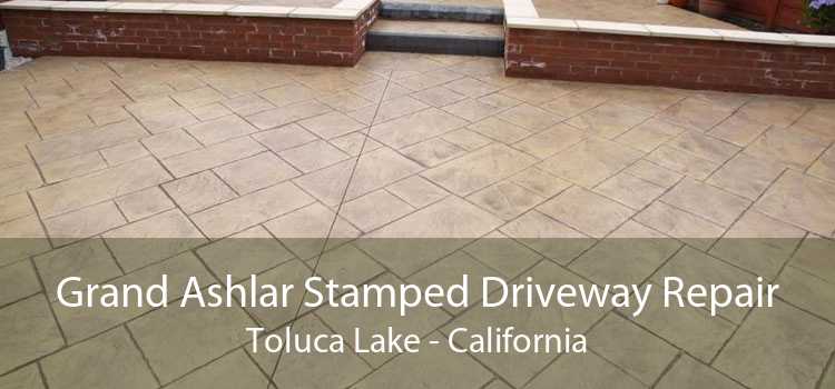 Grand Ashlar Stamped Driveway Repair Toluca Lake - California