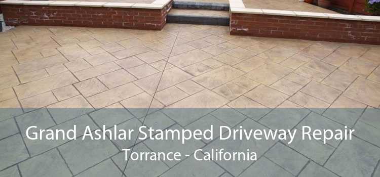 Grand Ashlar Stamped Driveway Repair Torrance - California