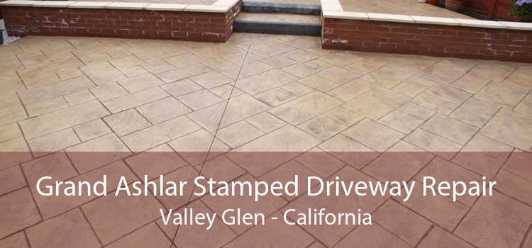 Grand Ashlar Stamped Driveway Repair Valley Glen - California