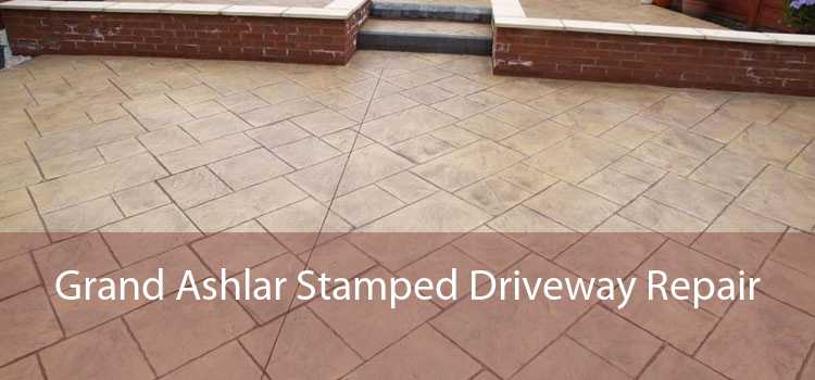 Grand Ashlar Stamped Driveway Repair 