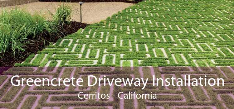 Greencrete Driveway Installation Cerritos - California