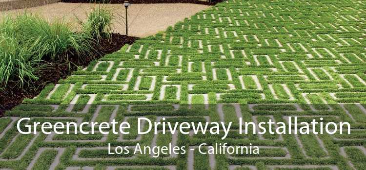 Greencrete Driveway Installation Los Angeles - California