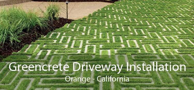 Greencrete Driveway Installation Orange - California