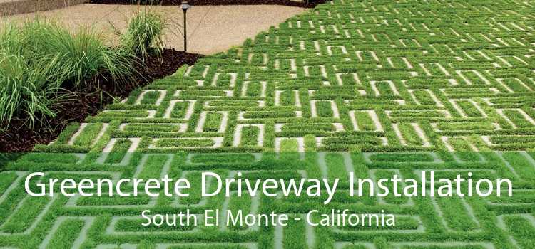 Greencrete Driveway Installation South El Monte - California