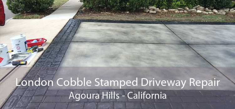 London Cobble Stamped Driveway Repair Agoura Hills - California