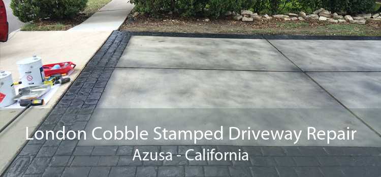 London Cobble Stamped Driveway Repair Azusa - California