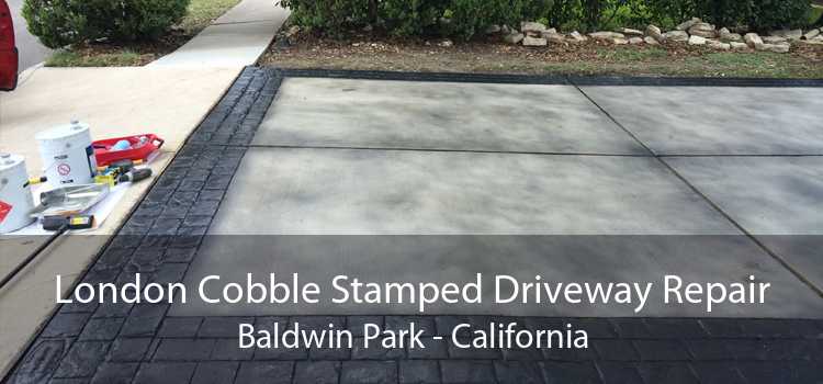 London Cobble Stamped Driveway Repair Baldwin Park - California