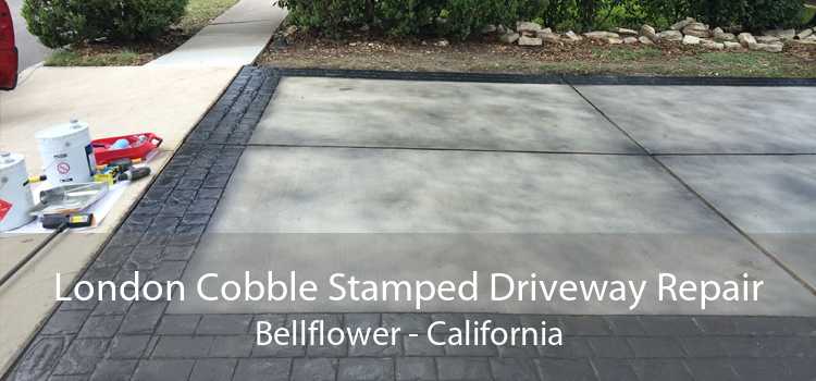 London Cobble Stamped Driveway Repair Bellflower - California