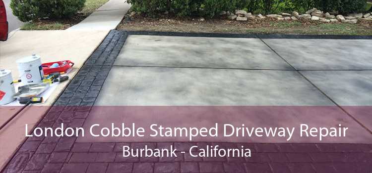 London Cobble Stamped Driveway Repair Burbank - California