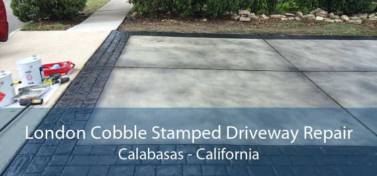 London Cobble Stamped Driveway Repair Calabasas - California