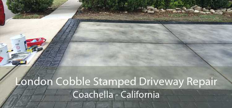 London Cobble Stamped Driveway Repair Coachella - California