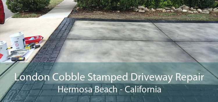 London Cobble Stamped Driveway Repair Hermosa Beach - California
