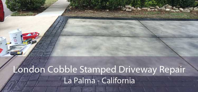 London Cobble Stamped Driveway Repair La Palma - California