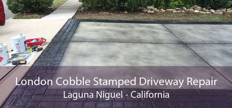 London Cobble Stamped Driveway Repair Laguna Niguel - California
