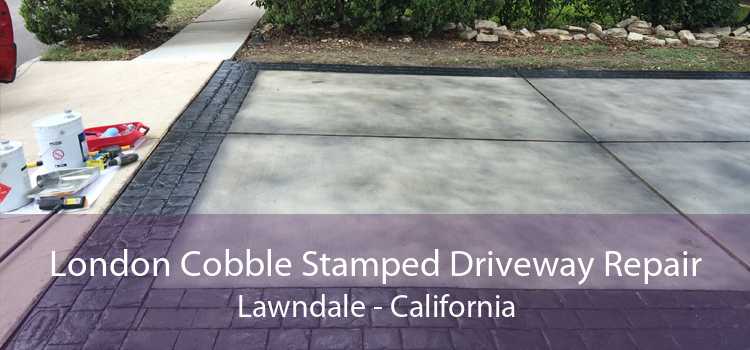 London Cobble Stamped Driveway Repair Lawndale - California