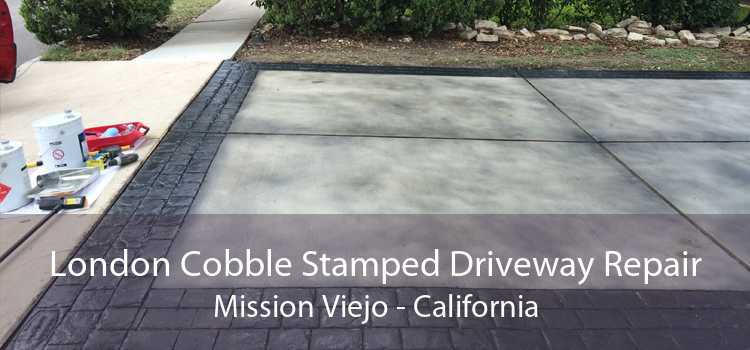 London Cobble Stamped Driveway Repair Mission Viejo - California
