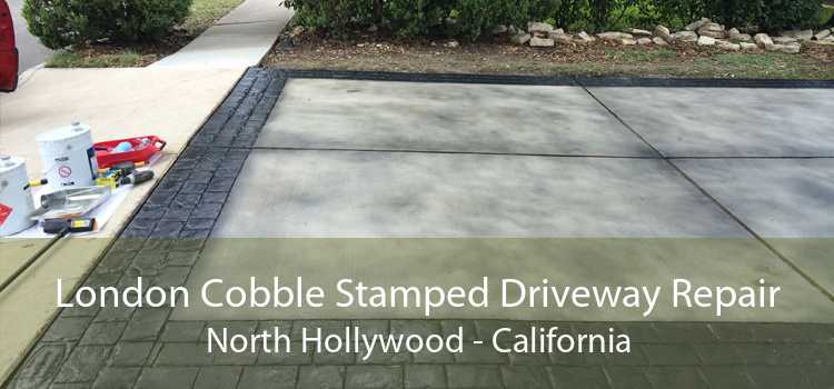 London Cobble Stamped Driveway Repair North Hollywood - California