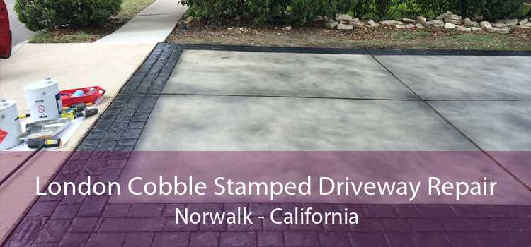 London Cobble Stamped Driveway Repair Norwalk - California