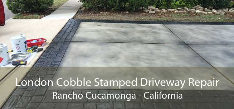 London Cobble Stamped Driveway Repair Rancho Cucamonga - California