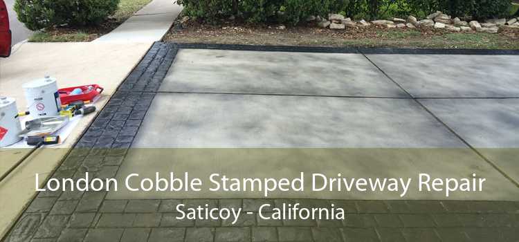 London Cobble Stamped Driveway Repair Saticoy - California