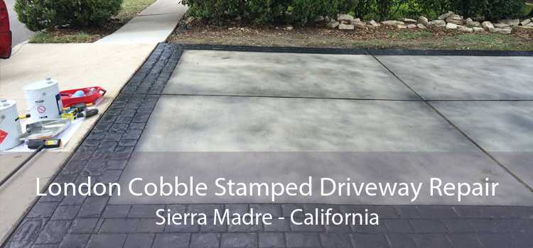 London Cobble Stamped Driveway Repair Sierra Madre - California
