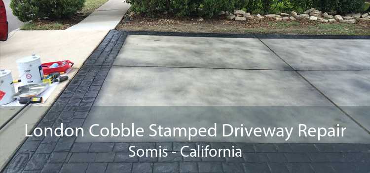 London Cobble Stamped Driveway Repair Somis - California