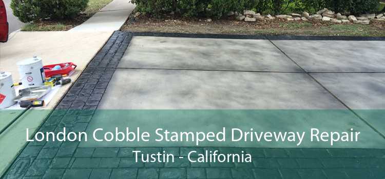 London Cobble Stamped Driveway Repair Tustin - California