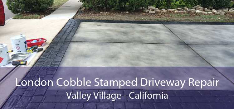 London Cobble Stamped Driveway Repair Valley Village - California