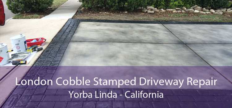 London Cobble Stamped Driveway Repair Yorba Linda - California
