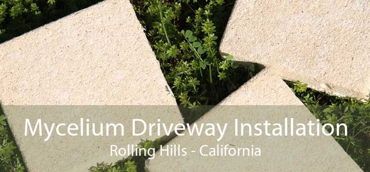 Mycelium Driveway Installation Rolling Hills - California
